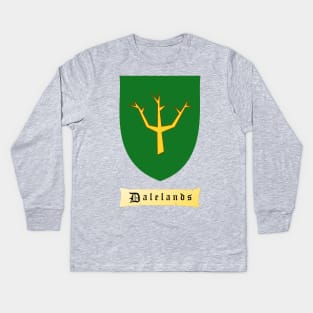 Dales Heraldic Shield Kids Long Sleeve T-Shirt